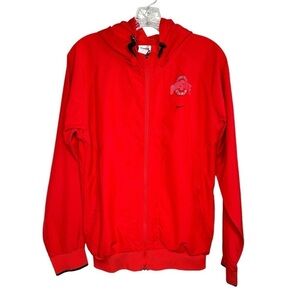 Ohio State Buckeyes Red Nike Full Zip Long Sleeve Jacket Size M (8-10)